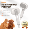 WeMew Multifunctional Pet Brush JP-D76 (Grooming + Ionic Sterilization &amp; Static Elimination + Vibration Massage + Red Light Laser Pointer + UV Wood's Lamp)